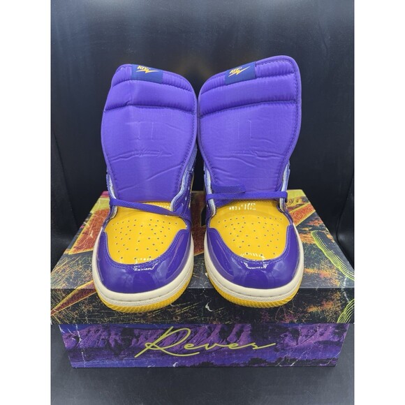 Reves Paris Air KIY \'85 Hi \'Lakers\' Men’s Size 11.5 DS OG ALL